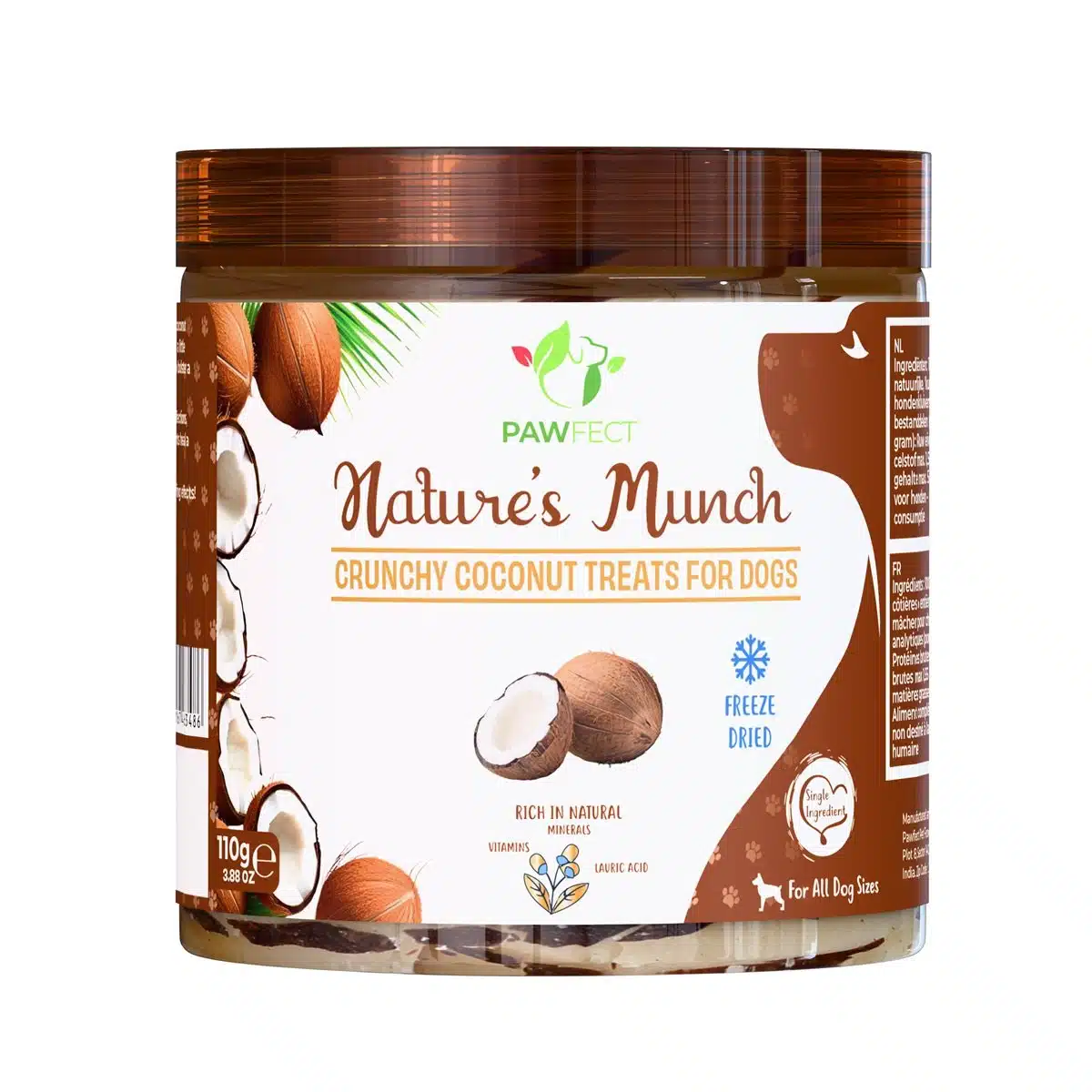 Pawfect natures munch dog treats coconut - Afbeelding 2
